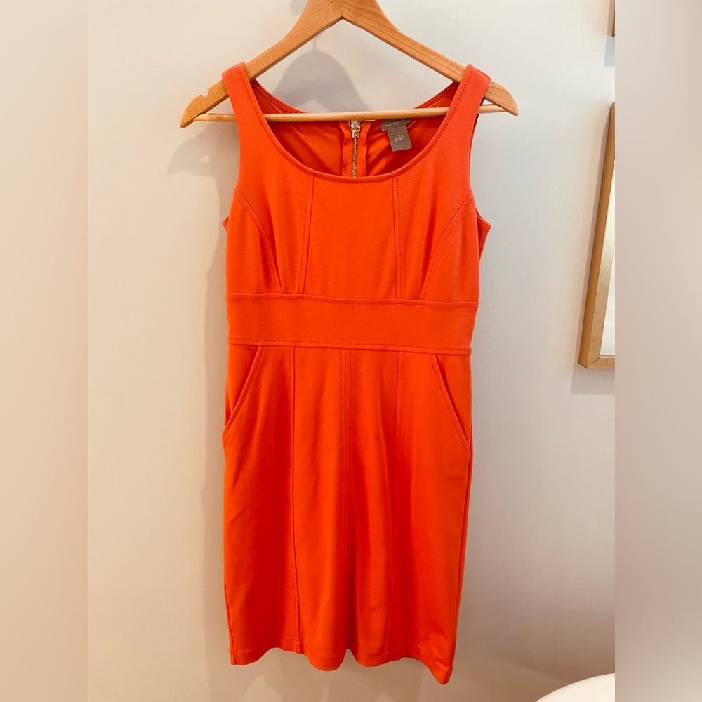 Ann Taylor orange dress